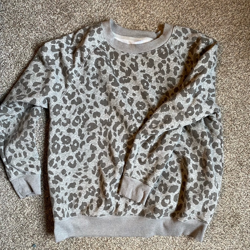Cheetah Print Sweater